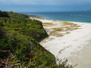 Plage convexe de l'ile de Groix