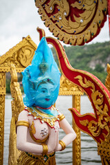 Fototapeta premium THAILAND HUA HIN KHAO TAO LAKE DRAGONBOAT RACE