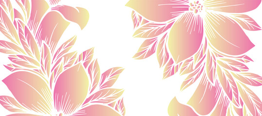 Fototapeta na wymiar pink lily flora blossom decorative design background
