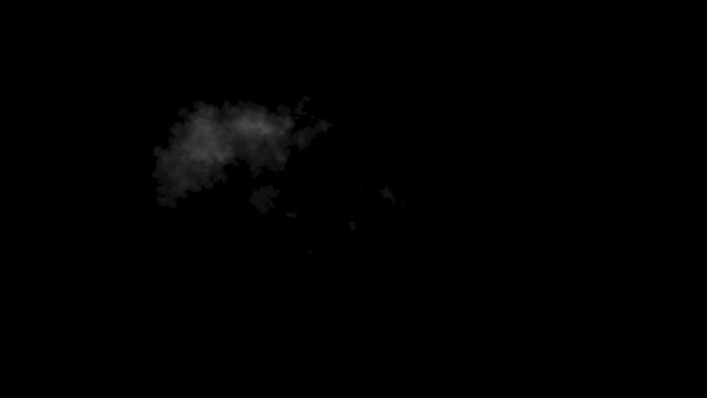 2D FX Cartoon SMOKE explosion Elements motion graphics hand-drawn animations of cartoon smoke effects. Alpha channel included .4K video. Transition.