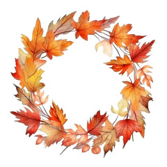 Fototapeta premium autumn leaves border