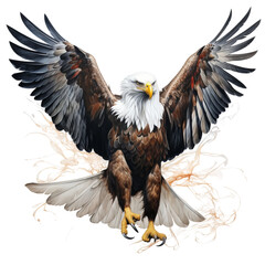 Obraz premium bald eagle in flight