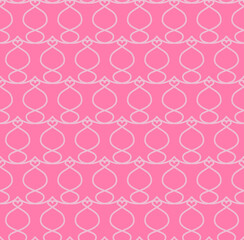 Fototapeta premium Vector seamless texture of pink color with abstract pattern
