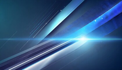 abstract science futuristic energy technology concept digital image of light rays stripes lines with blue light background