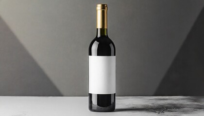 wine bottle mock up
