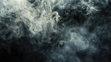 Obraz premium Smoky billowing gas cloud texture pattern background. Generative AI