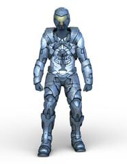 サイバーマン　3DCGレンダリング