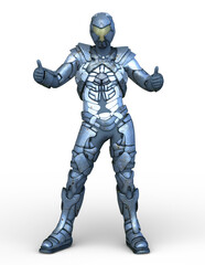 サイバーマン　3DCGレンダリング