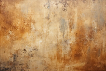 Fototapeta na wymiar Gritty and bold, grunge brown texture abstract background with distressed, aged feel reminiscent of concrete walls