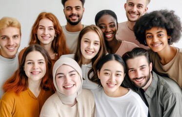 diverse group ow women and men, equality concept