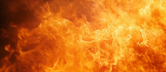 Obraz premium Fiery Flames or Blazing Fire for Vibrant Backgrounds: Embrace the Power of Flames, Fire, and Background