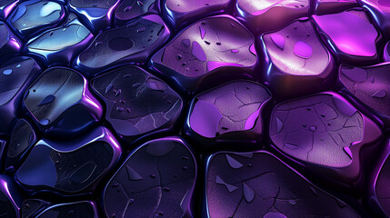 purple background of glass