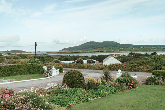 Green Neighborhood in Cahersiveen Countryside Ireland