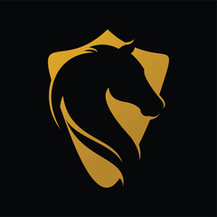 Horse logo template vector  design