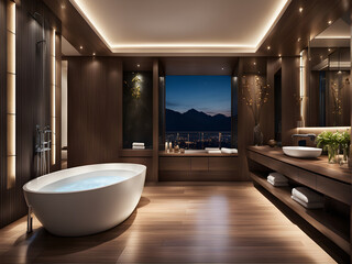 Elegant Simplicity Reigns - Minimalist Modern Bathroom Retreat
