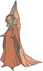 Medieval Fantasy Princess Transparent PNG - 728113310