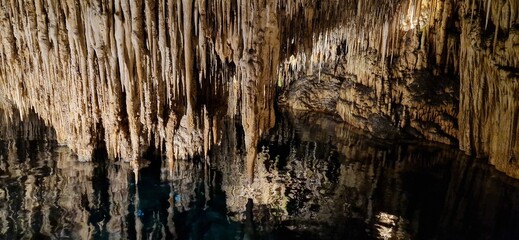 texture of a cave