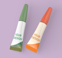 Super Glue Tube 3D model