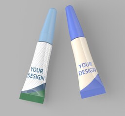 Super Glue Tube 3D model