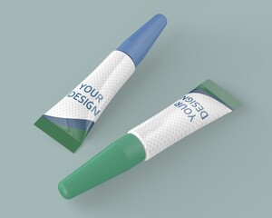 Super Glue Tube 3D model