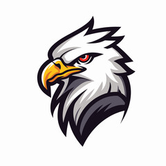 Esport vector logo eagle, icon, sticker, symbol, bird, hawk, bald eagle