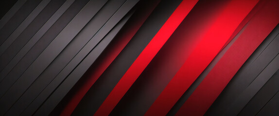 Obraz premium 3D red gray techno abstract background overlap layer on dark space with rough decoration. Modern graphic design element cutout shape style concept for web banners, flyer, card, or brochure cover.