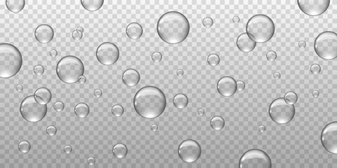 Soap bubble background. Vector EPS 10