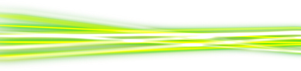 futuristic effect of green glowing neon lines