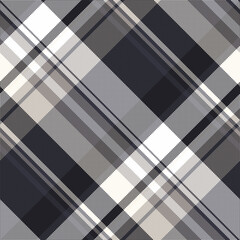 Check texture textile of tartan fabric pattern with a vector background plaid seamless.
