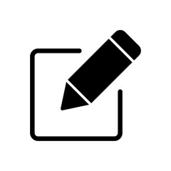 Edit icon vector. edit document icon. edit text icon. pencil. sign up