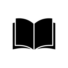 Book icon vector. open book icon vector. ebook icon