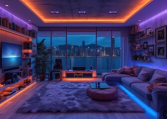 Contemporary Elegance: Chic and Modern Interiors Collection - Generative AI