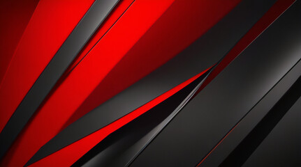 3D red gray techno abstract background overlap layer on dark space with rough decoration. Modern graphic design element cutout shape style concept for web banners, flyer, card, or brochure cover.