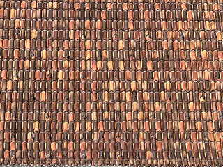 Old roof tiles - background