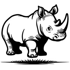 Rhino Sketching Drawing.