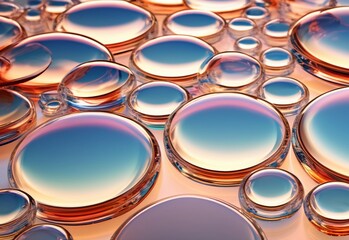 abstract background of circles, Soothing Rhythms