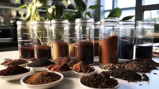 Background soil analysis in the laboratory jars with soil