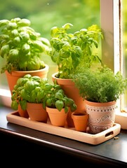 The simple pleasure of windowsill herb gardening