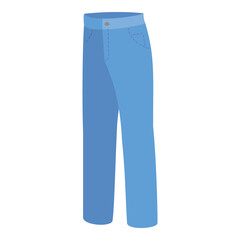 3D Isometric Flat  Set of Jeans Styles. Item 8