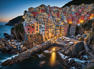 Fototapeta na wymiar Cinque Terre Italy - Cities in Italy