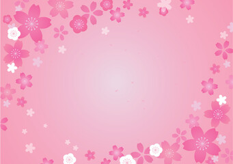 和を感じる春の背景イメージ