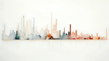 Abstract Watercolor Cityscape Painting

A minimalist watercolor painting of a cityscape, with soft washes of color creating a dreamlike representation of urban architecture.
