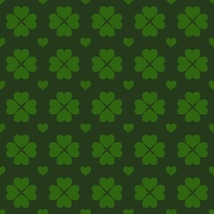 clover leaf for St. Patrick's Day.