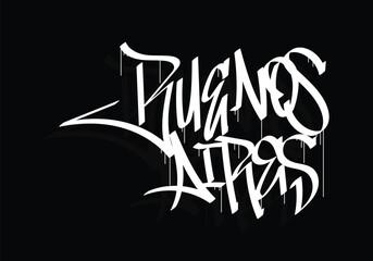 BUENOS AIRES city graffiti tag style