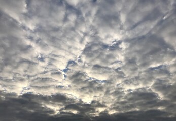 blue sky with clouds
