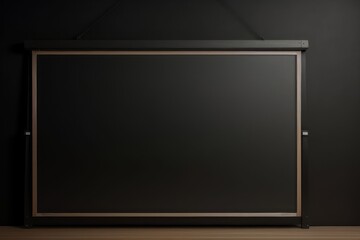 Blank blackboard chalkboard background. Black chalk board background. - obrazy, fototapety, plakaty
