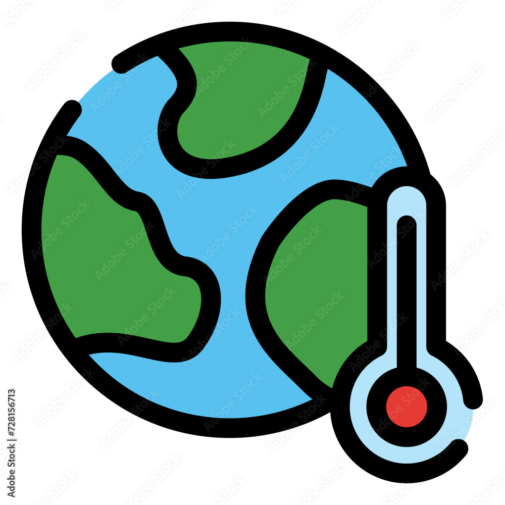 Canvas Prints global warming icon