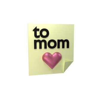 thank you note to mom