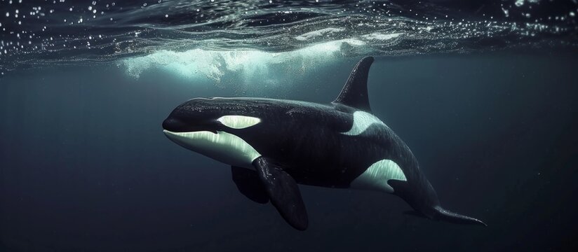 Powerful Orcinus orca: The Majestic Killer Whale Dominates the Seas with its Killer Instinct