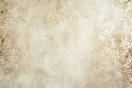 Vintage Background Overlay: Delicate Lace on Aged Paper Texture - Ideal for Artistic Projects, Scrapbooking, and Antique Decorations